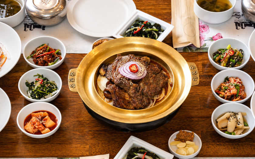 라연궁 돼지갈비 상차림 2 라연궁 돼지갈비와 한정식 상차림