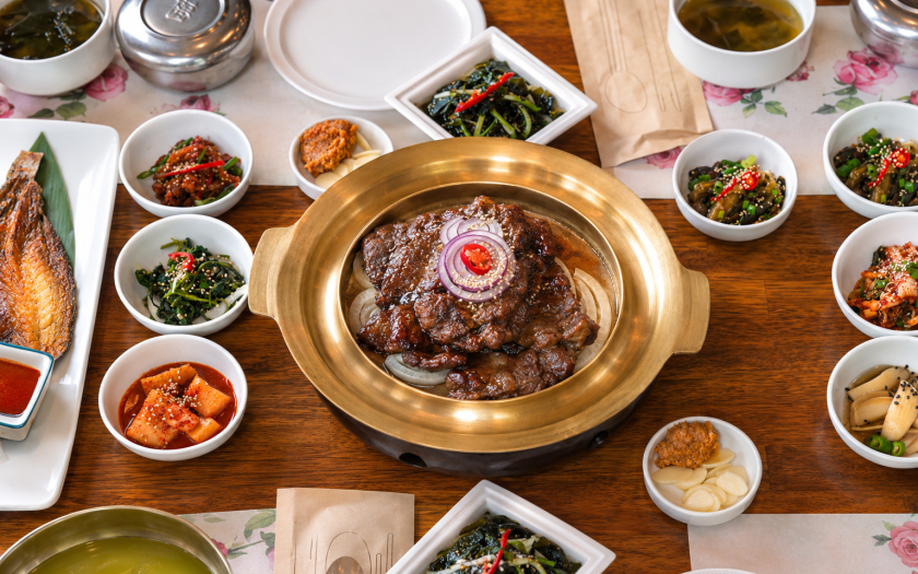 라연궁 돼지갈비 상차림 3 라연궁 돼지갈비 메뉴와 반찬