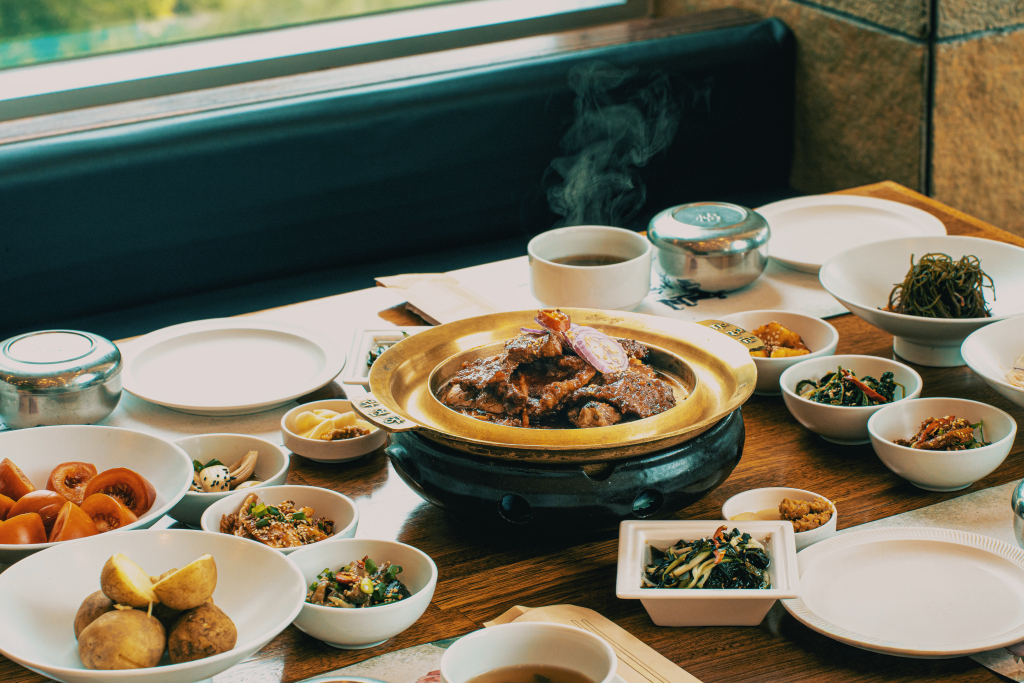 라연궁 돼지갈비 상차림